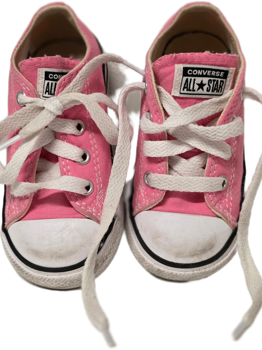 Converse Toddler Girls Pink Low-Top Sneakers